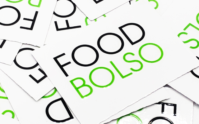 お店のオリジナルロゴシール